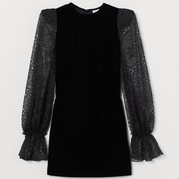 H&M Dresses & Skirts - NWT Vampire's Wife x H&M Velvet Mini Dress